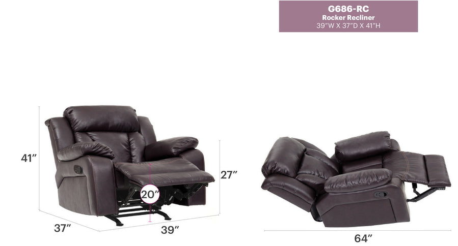 Comfortable Rocking Motion Recliner