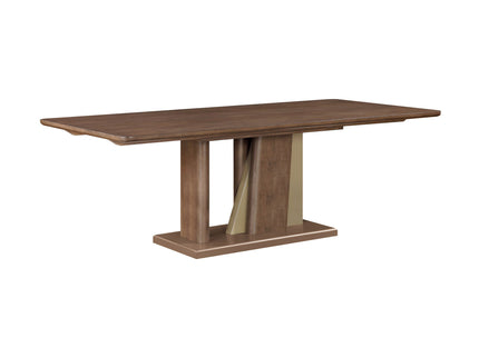 Ouida - Dining Table - Brown / Gold