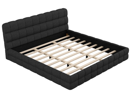 Upholstered Platform Bed With Headboard