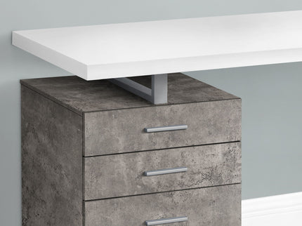 Computer Desk Left Right Set-Up Storage Drawers For Home Office
