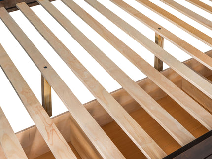 Solid L Shaped Bunk Bed With 3 Drawers, Ladder And Staircase