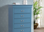 Blue / 5 Drawers