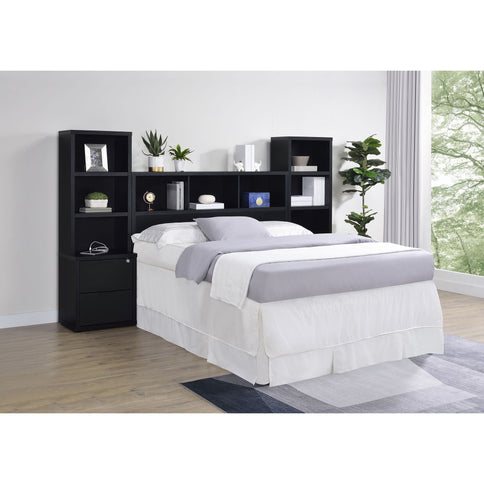 Geary - Bookcase Headboard With Open Cubbies
