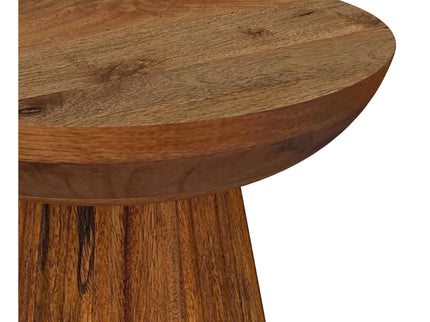 Waters - Round Accent Side Table - Honey