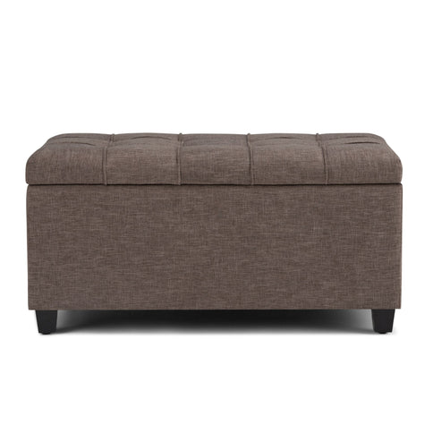 Sienna - Upholstered Storage Ottoman Bench