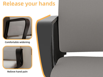 Minimalist Office Chair & Soft Backrest