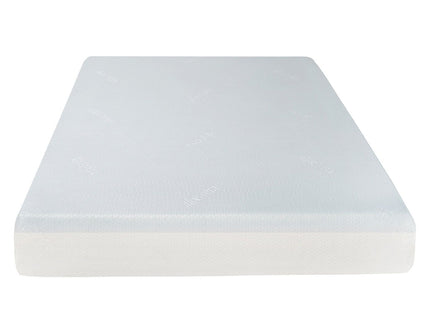 6" Firm Gel Memory Foam Mattress With Cooling Technology - White - Full
