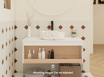 Floating Bathroom Vanity With Vessel Sink