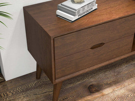 Adrian - TV Stand - Walnut Brown