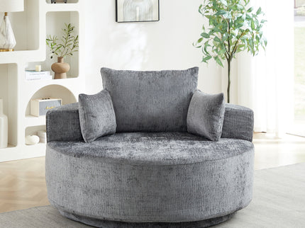 Swivel Chair With Rotating Base For Living Room