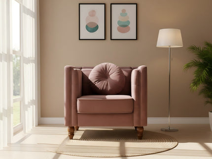 Chesterfield Accent Tufted Square Arm Side Chair