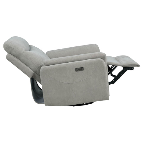 Beacon - Power Swivel Recliner With USB Charging And Adjustable Recline