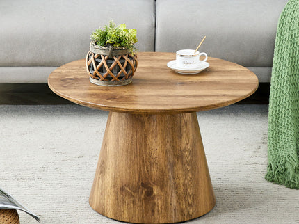 Circular Coffee Table With Adjustable Feet