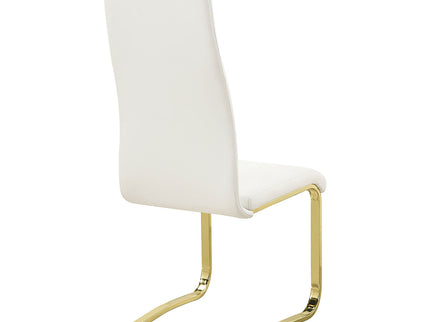Whittingham - Dining Side Chair (Set of 4) - White / Gold