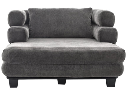 Oversized Chaise Lounge Sofa Bed With Deep Seat And Layered Armrests