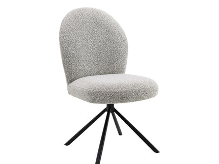 Side Chair With Swivel (Set of 2) - Gray