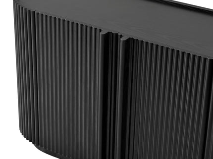 TV Stand With Fluted Tambour Style Door