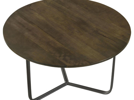 Accent Table With Slim Tripod Base - Brown