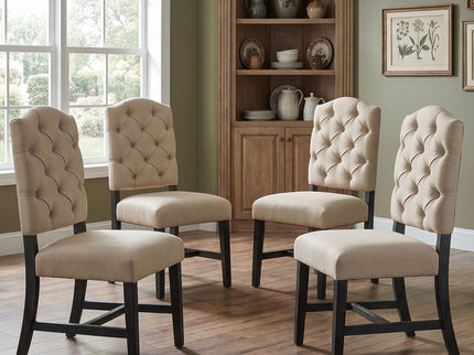 Retro Style Dining Chair Set