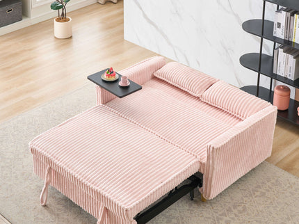 Pull Out Sofa With Movable Tabletop And USB Ports