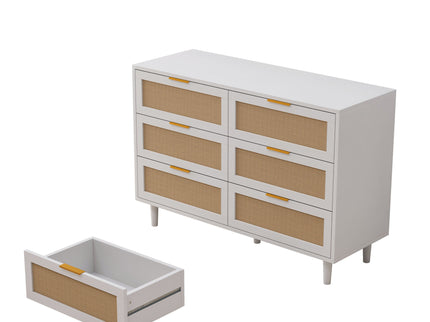 6 Drawer Storage Modern Cabinet For Bedroom
