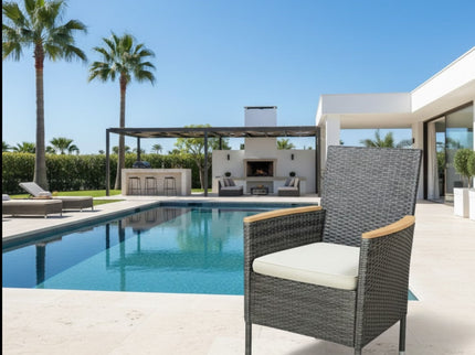 4 Piece All-Weather Patio Dining Chair Set