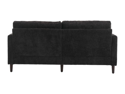 Mid Century Modern Fabric Loveseat Sofa, 2 Seat Upholstered Couch