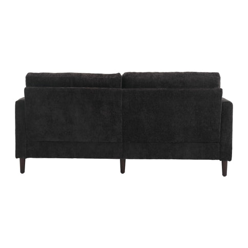 Mid Century Modern Fabric Loveseat Sofa, 2 Seat Upholstered Couch
