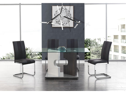 Iris - Dining Table - Gray