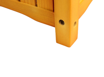 Square Outdoor Flower And Herb Pot - Teak