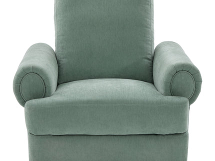 Manual Swivel Recliner Rocker Chair With Adjustable Backrest