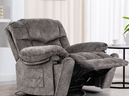 Swivel And Rocking Recliner Chair With Massage And Heating