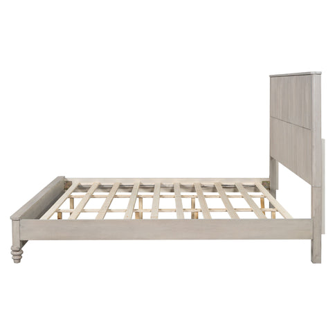 Platform Bed Frame & Tall Headboard