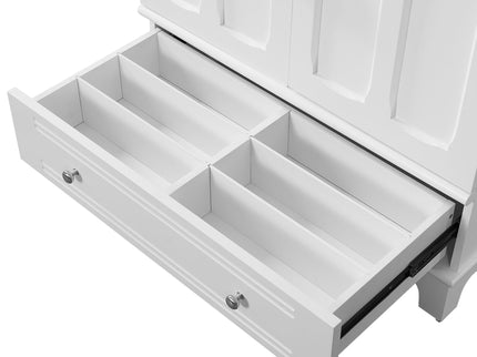 Bathroom Vanity With Sink, Cabinet With Adjustable Shelf And Drawer Divider