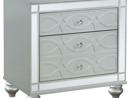 Menlo - 2 Drawer Nightstand - Gray