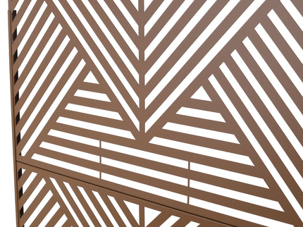 Freestanding Outdoor & Indoor Freestanding Metal Privacy Screen