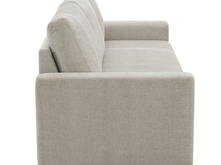 Leira - Linen Pull Out Sleeper Sofa - Beige