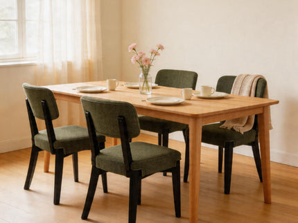 Contemporary Armless Dining Chairs (Set of 2)