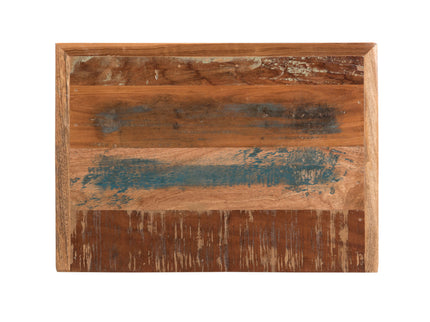 Carved Side Table - Natural