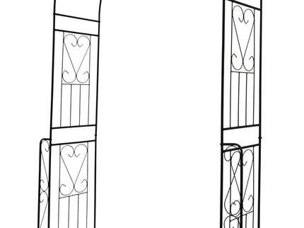 Metal Garden Arch Garden Arbor Trellis Climbing Plants Support Rose Arch Outdoor Arch