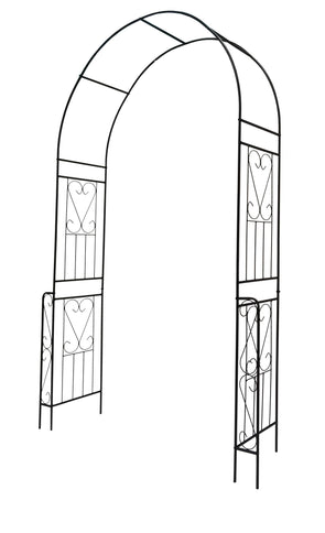 Metal Garden Arch Garden Arbor Trellis Climbing Plants Support Rose Arch Outdoor Arch
