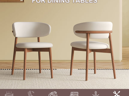 Dining Chairs For Dining Room (Set of 2) - White