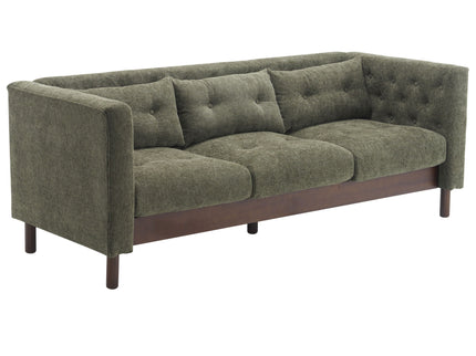 Upholstered Sofa Modern 3 Seater Sofa Couch With Tufted Design For Living Room