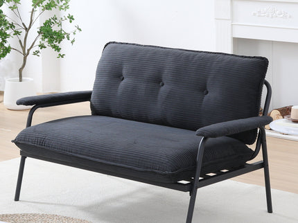 Modern Metal Frame Sofa With Sponge Filling For Compact Spaces And Versatile Use