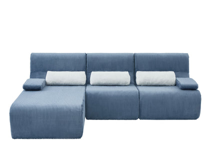 Oversized Sectional Sofa, Living Room Seating With Modular Design