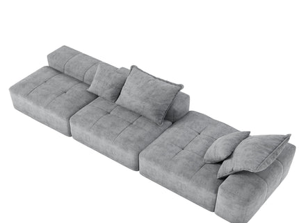 Modern Oversized Diy Combination Modular Sectional Sofa With Pillows