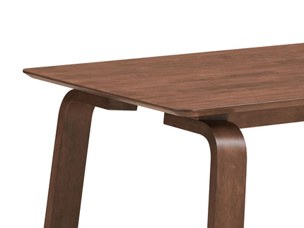 Ginny - 5 Piece With Side Chairs Dining Room Set - Walnut