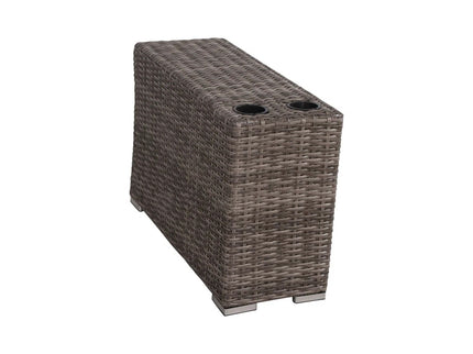 Modern Rattan Wicker Seating Group With Cushions
