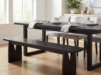 Dining Bench For Kitchen - Black