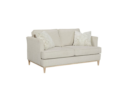 Loveseat With 2 Reversable Cushions And 2 Pillows - Off White